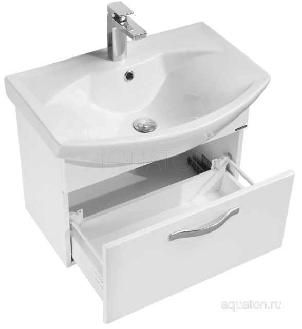 Тумба под раковину Акватон Ария 65 1A134001AA010 белая