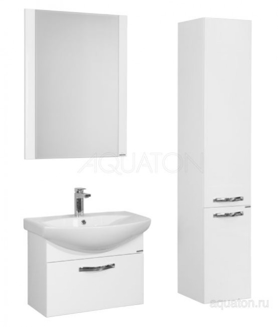 Тумба под раковину Акватон Ария 65 1A134001AA010 белая