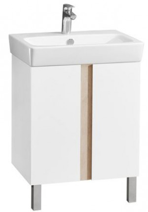 Тумба под раковину Акватон Кантри 60 1A257401AHB20 белая дуб верона
