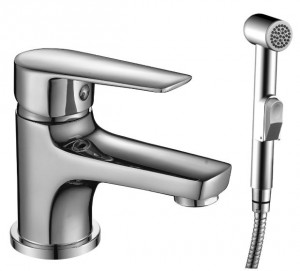 Смеситель Rossinka S35-15 для раковины с гигиеническим душем