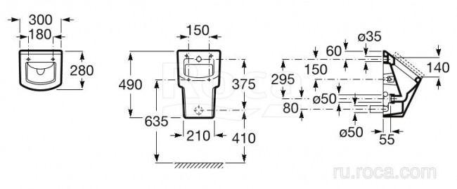 Писсуар Roca Hall 353623000