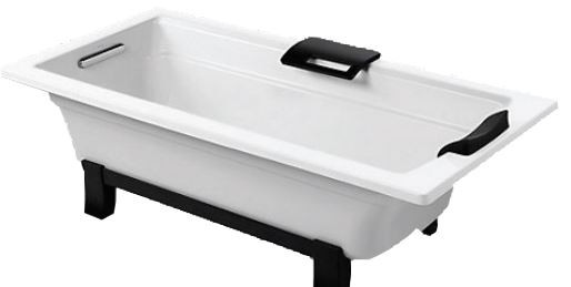 Чугунная ванна Jacob Delafon Archer E6D905-0 170*80 с отверстиями для поручня
