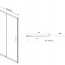 Душевая дверь Vincea Garda 100 VDS-1G100CL прозрачное