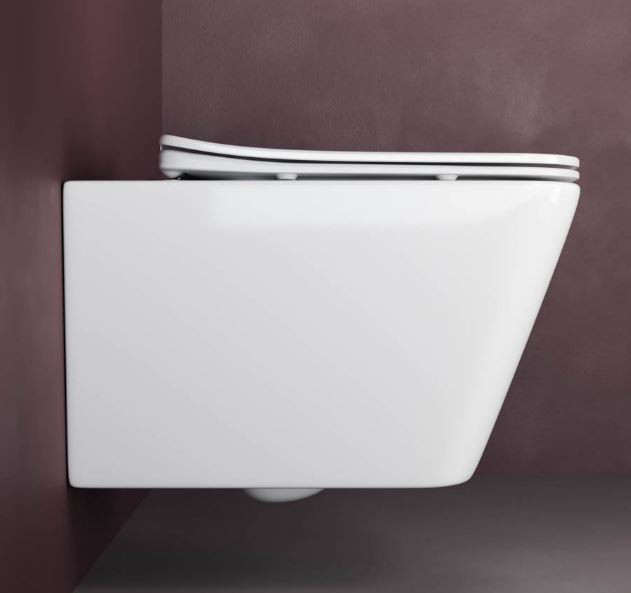 Комплект инсталляции с унитазом Ceramica Nova Metric Rimless CN3007_1001CH_1000 кнопка хром глянец