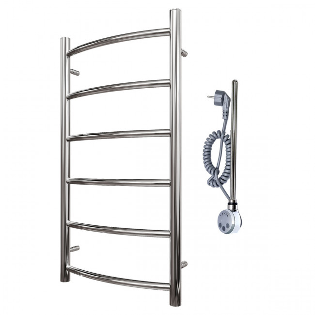 Полотенцесушитель электрический Point Афина PN04148E П6 400*800 левый/правый хром