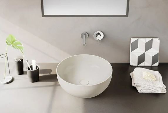 Раковина VitrA Outline Recycled 7992B066-0016 накладная матовый тауп