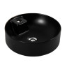 Раковина Aquatek Европа AQ5212-MB 40,5*40,5 накладная черный матовый