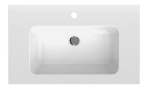 Тумба под раковину Sanflor Бруклин 75 дуб крафт белый С02707