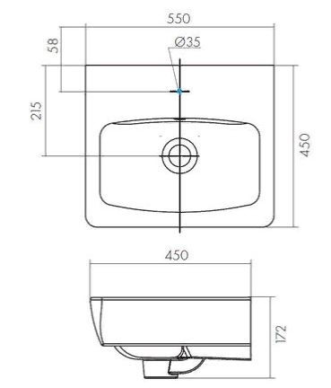 Раковина Santek Нео 55 1WH302185