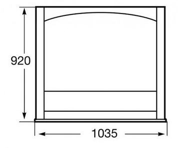 Зеркало Roca America 105 ZRU9302794 со светильниками Isabel