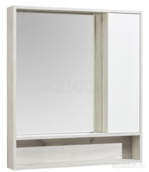 Зеркальный шкаф Акватон Флай 80 1A237702FAX10 дуб крафт