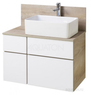 Тумба под раковину Акватон Мишель 80 1A244501MIX40 дуб эндгрейн