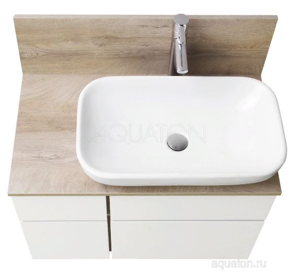 Тумба под раковину Акватон Мишель 80 1A244501MIX40 дуб эндгрейн