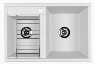 Мойка для кухни Акватон Делия 78 DBL 1A723132DE240 две чаши жемчуг