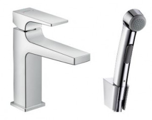 Смеситель Hansgrohe Metropol 32522000 для раковины с гигиеническим душем