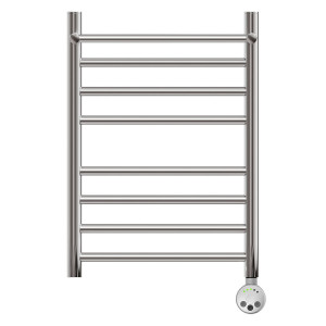 Полотенцесушитель электрический Point Аврора PN10146SPE П7 400*600 с полкой левый/правый хром