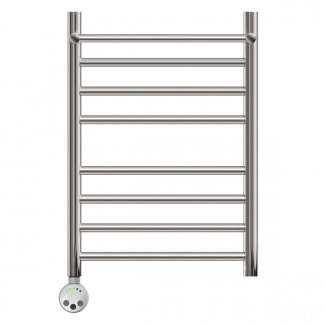 Полотенцесушитель электрический Point Аврора PN10146SPE П7 400*600 с полкой левый/правый хром