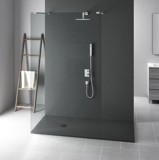 Поддон из искусственного камня Vincea VST-4SR9090A 90*90 антрацит