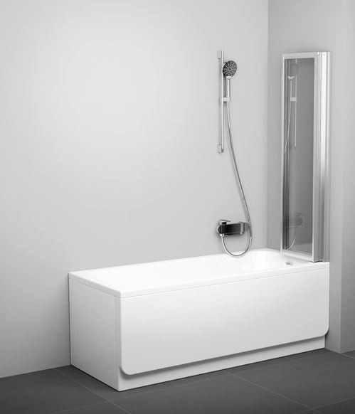 Шторка для ванны Ravak VS3 100 795P0U00Z1 сатин/транспарент