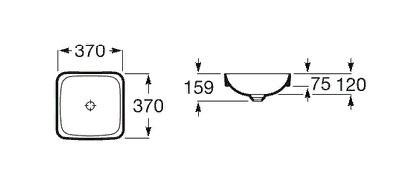 Раковина Roca Inspira Square 32753R000