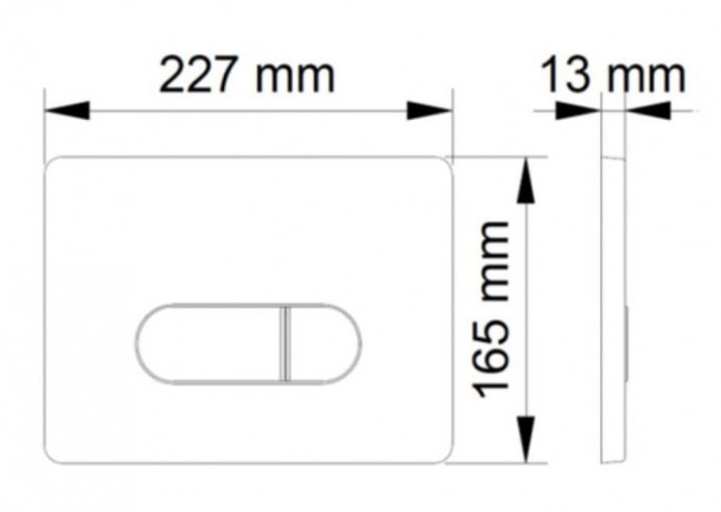 Система инсталляции Berges Novum 040237 с кнопкой D7 белая/хром глянец