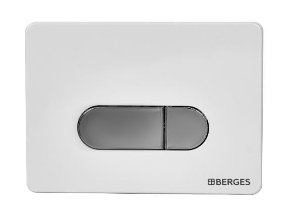 Система инсталляции Berges Novum 040237 с кнопкой D7 белая/хром глянец