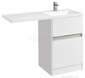 Тумба под раковину Акватон Лондри 60 1A235901LH010 белая