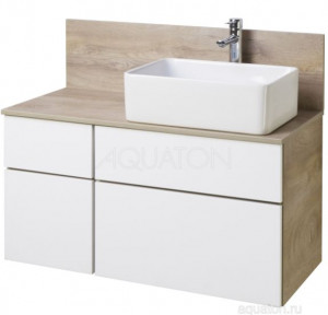 Тумба под раковину Акватон Мишель 100 1A244101MIX40 дуб эндгрейн