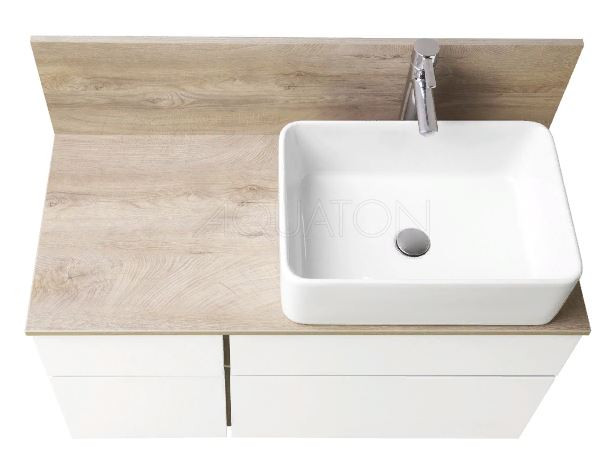 Тумба под раковину Акватон Мишель 100 1A244101MIX40 дуб эндгрейн