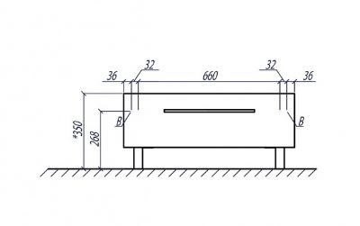 Комод Акватон Мадрид 80 1A131903MA010 белый