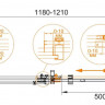 Душевая дверь Cezares STYLUS-O-M-BF-1-120-C-Cr 120 прозрачное