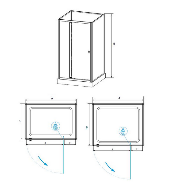 Душевая кабина RGW OLB-207 80*120 13130782-95