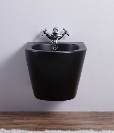 Биде подвесное Esbano Lirio ESVBLIRIBM черный матовый