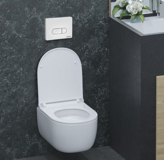 Система инсталляции Berges Novum 040231 с кнопкой D1 белая