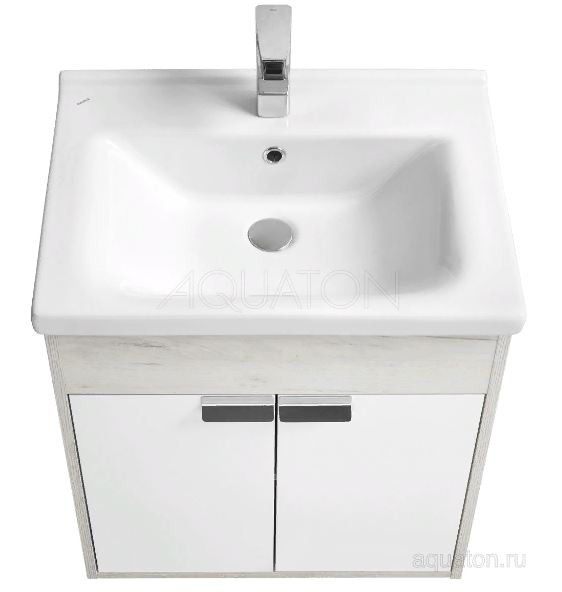 Тумба под раковину Акватон Флай 60 1A237301FAX10 дуб крафт