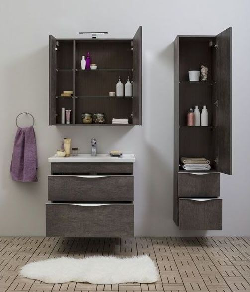 Тумба с раковиной Aquanet Эвора 70 00213055 дуб антик