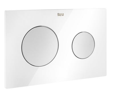 Клавиша смыва Roca PL-10 890089005 белая хром матовый