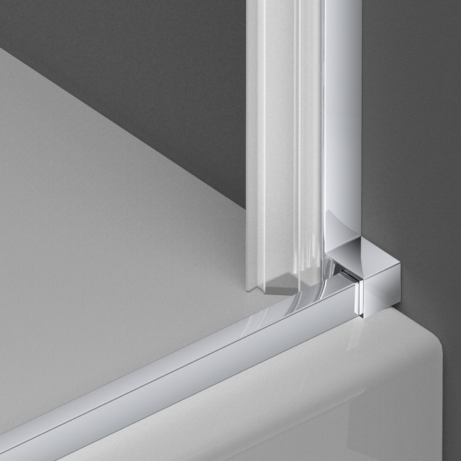 Душевая дверь Vincea Alpha 80 VDP-3AL800CLB прозрачное