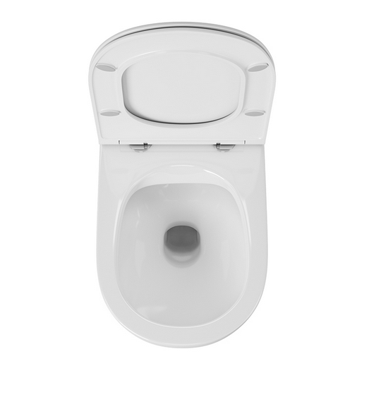 Унитаз подвесной безободковый OWL Vind Cirkel-H с микролифтом OWLT190302 