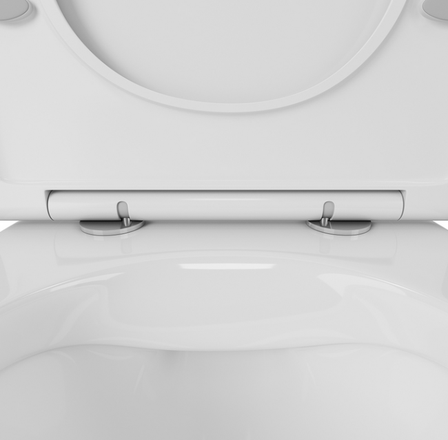 Унитаз подвесной безободковый OWL Vind Cirkel-H с микролифтом OWLT190302 