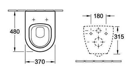 Биде подвесное Esbano Lirio ESVBLIRIW белый