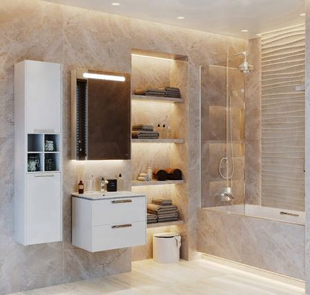 Тумба Roca Lago 60 857295806 белая без раковины