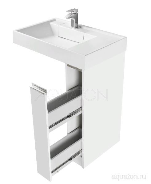 Тумба под раковину Акватон Лондри 20 1A236101LH010 белая