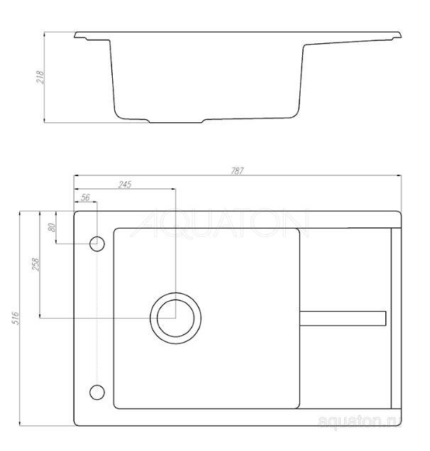 Решетка для кухонной мойки Акватон Делия 1A715103DE000