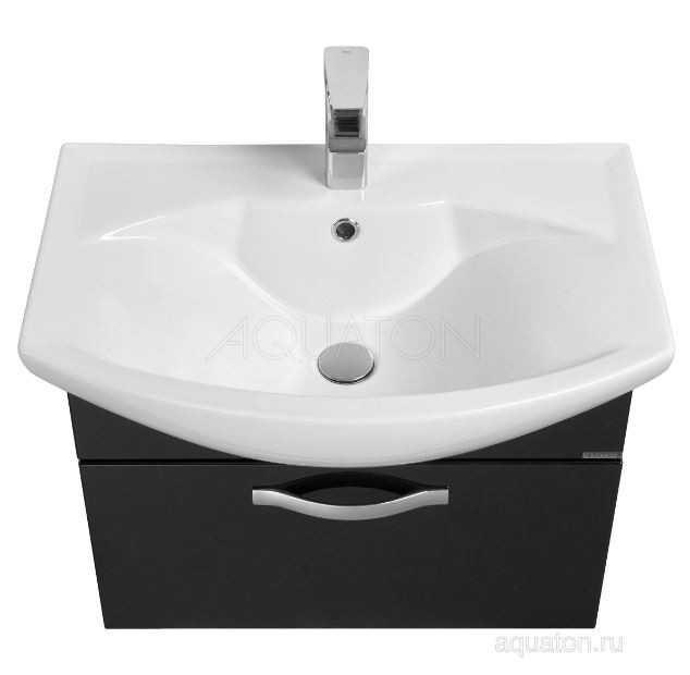 Тумба под раковину Акватон Ария 65 1A134001AA950 черная