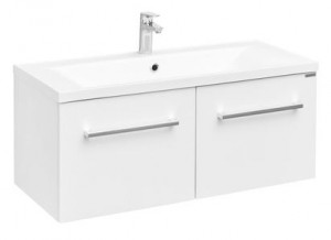 Тумба под раковину Акватон Мадрид 100 М 1A128001MA010 2 ящика белый