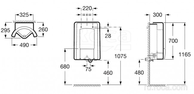 Писсуар Roca Site 359607000