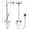 Душевая система Hansgrohe Raindance Select E Showerpipe 300 3jet с ShowerTablet Select 300 27127400 с термостатом хром/белый