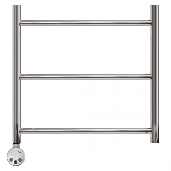 Полотенцесушитель электрический Point Афина PN04155E П3 500*500 левый/правый хром