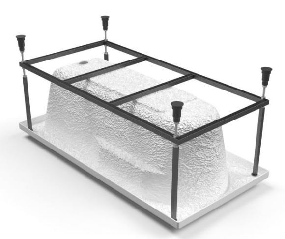 Каркас для ванны Cersanit Santana 140 RW-SANTANA*140